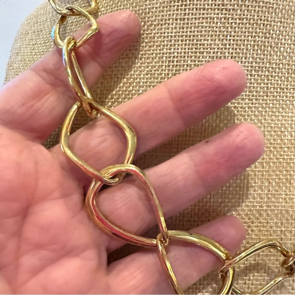 New Premier Designs Necklace Chunky Gold linking chain, shiny - Picture 4 of 8